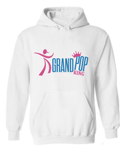 Load image into Gallery viewer, WHITE hoodie with BLUE & PINK