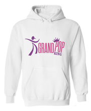 Load image into Gallery viewer, WHITE hoodie with PINK & PURPLE