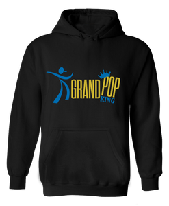 BLACK hoodie with YELLOW & BLUE