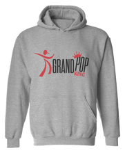 Load image into Gallery viewer, GRAY hoodie with BLACK &amp; RED
