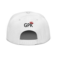 Load image into Gallery viewer, WHITE hat with BLACK &amp; RED
