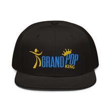 Load image into Gallery viewer, BLACK hat with BLUE &amp; GOLD
