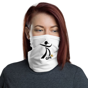 WHITE gaiter with BLACK